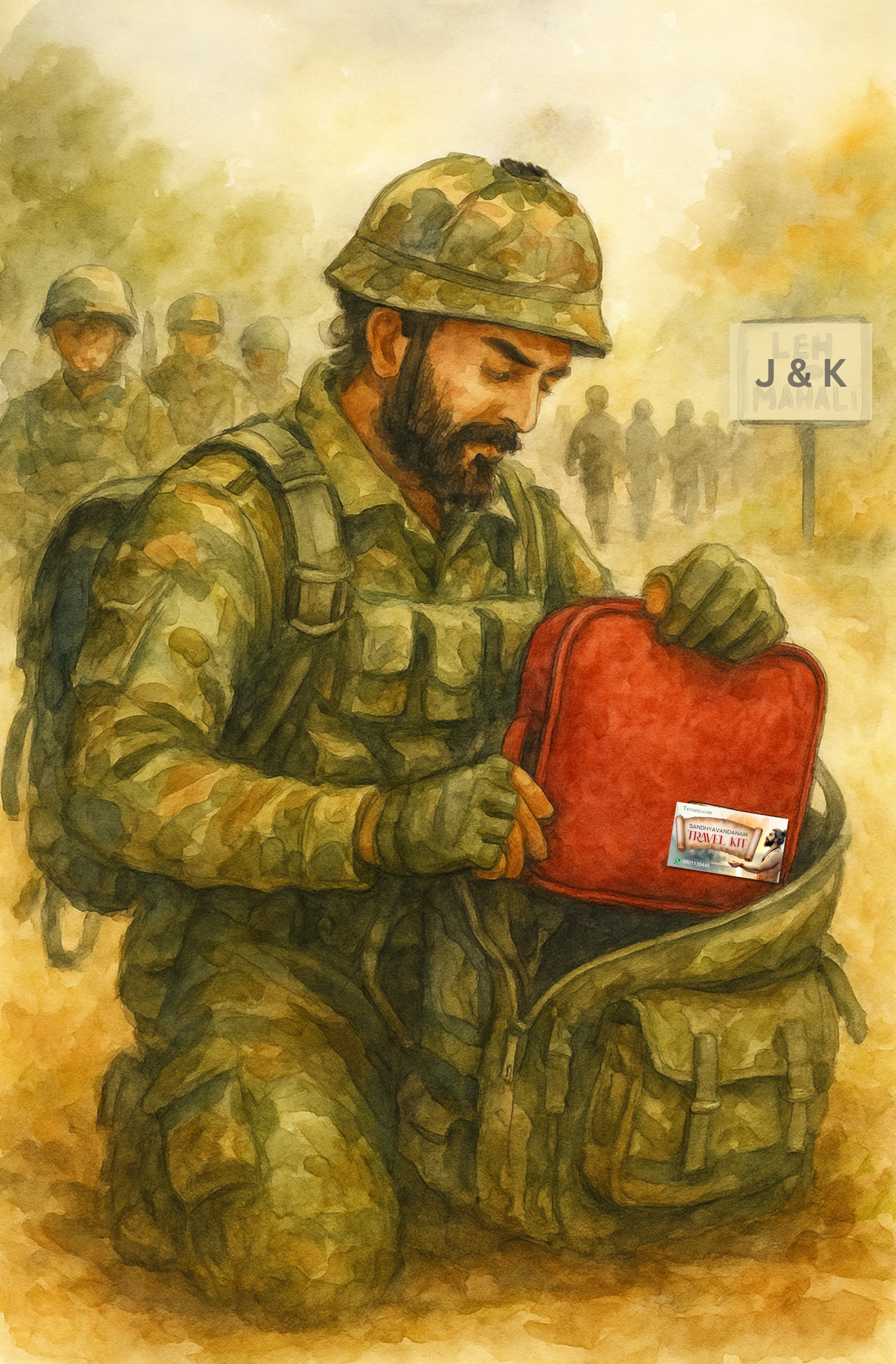Compact travel kit
